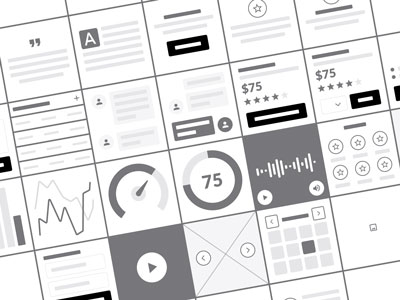 Blocks Wireframe Kit