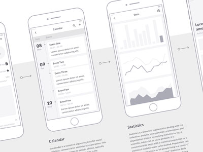 Mobile Wireframe Kit