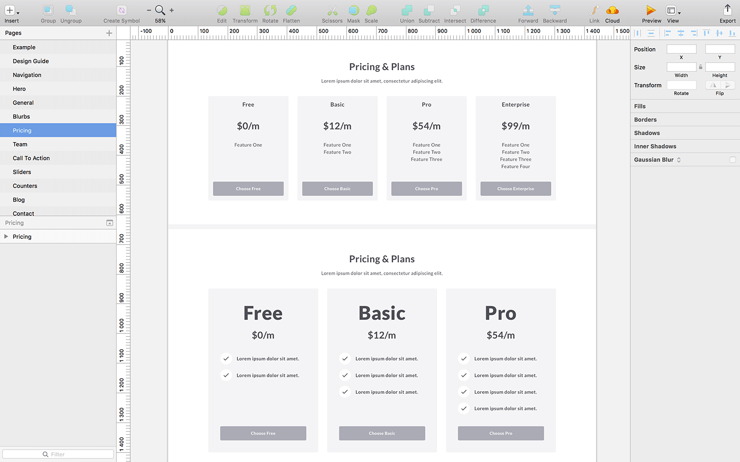 Wireframe Kits - Sketch, Figma & Illustrator